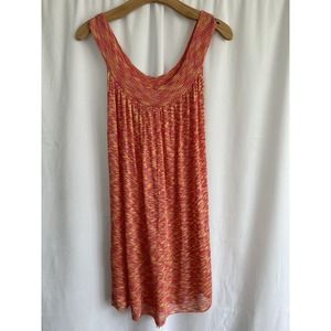 Free People Space Dye Swing Tunic with Tie Waist Beach Cover Size Womens Small